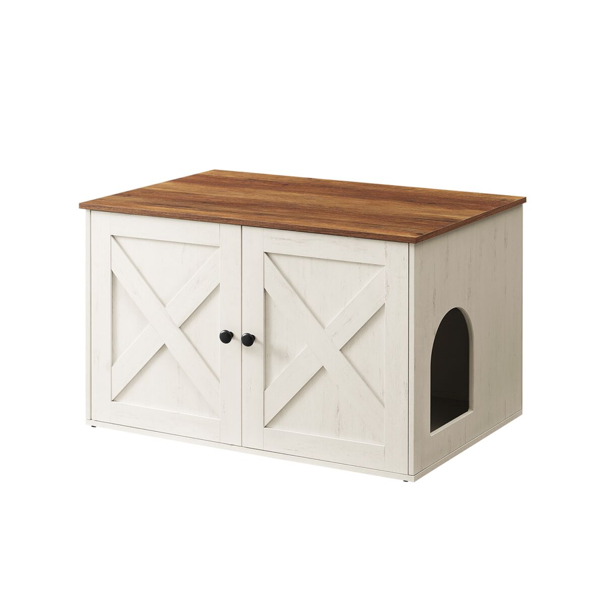 Cat House with Removable Partition 80 x 53 x 50 cm