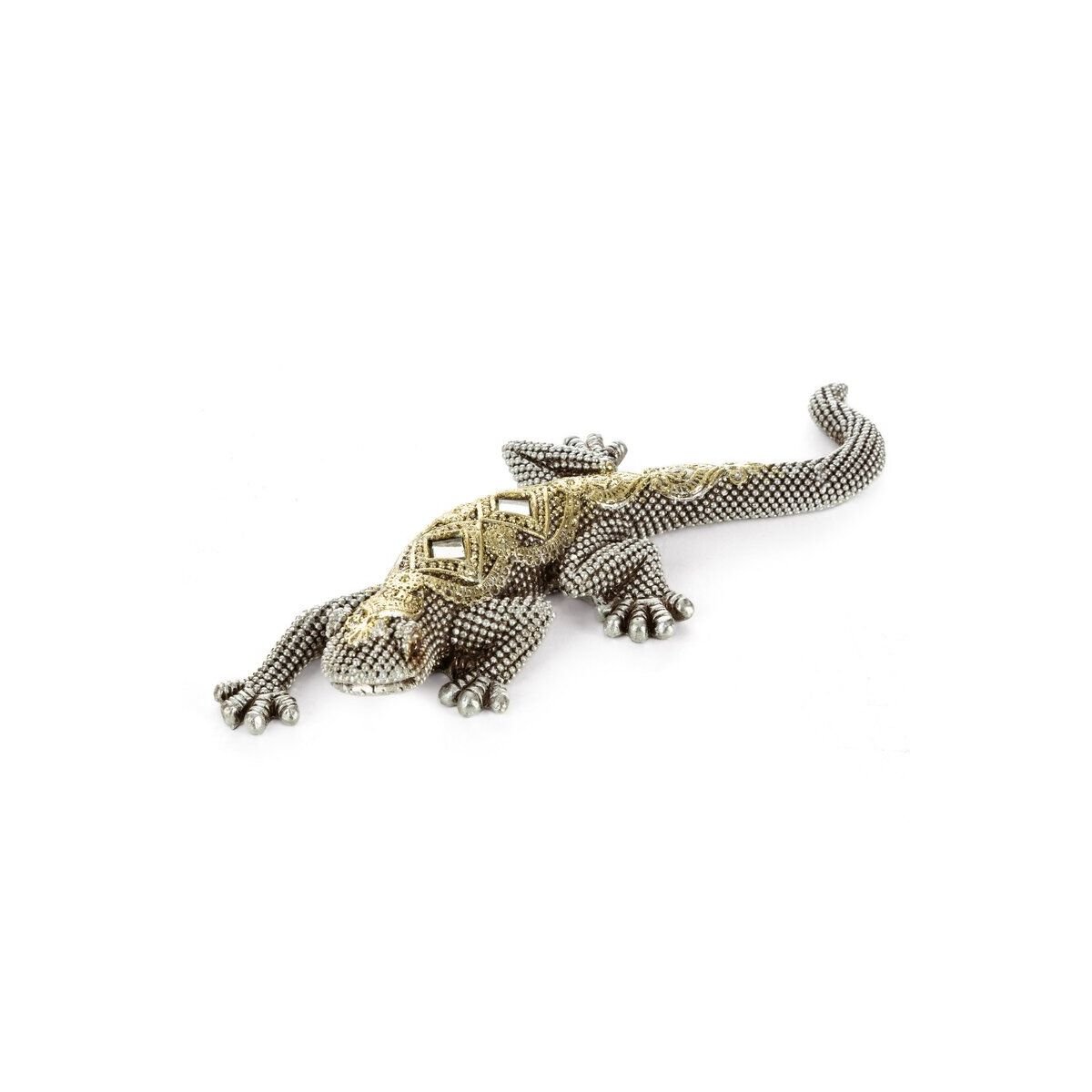 Dekoratiivne Kuju Gatos 20 x 8 x 3 cm Hõbedane