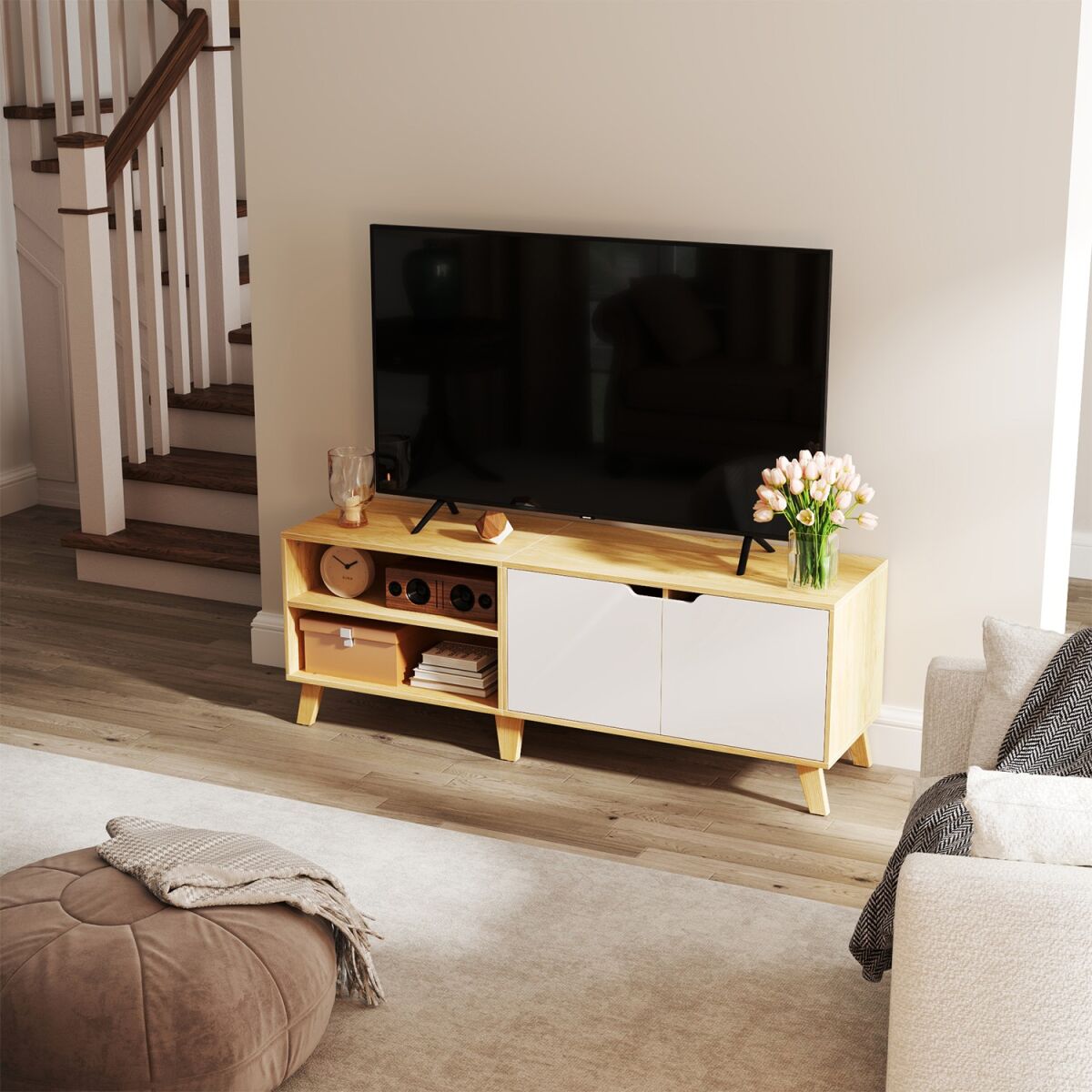 TV-alus, 2 ust, 140 cm pikkus