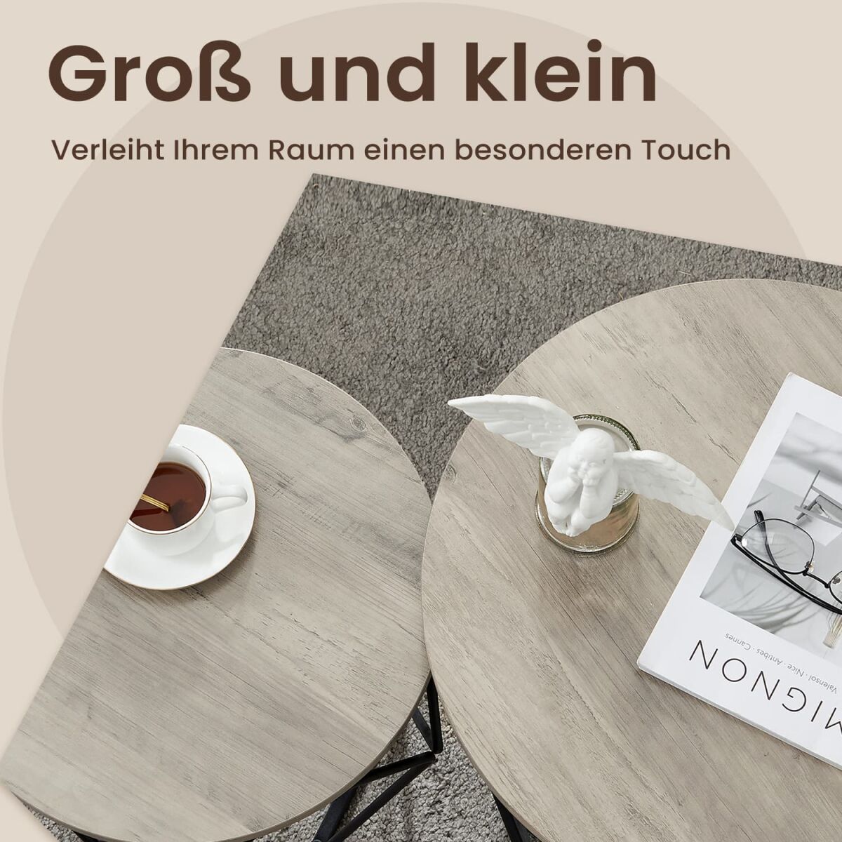 Small Coffee Table 2-Piece Set
