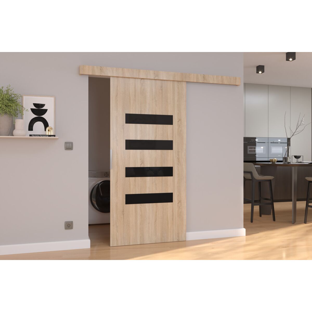 Sonoma + Black Lacobel