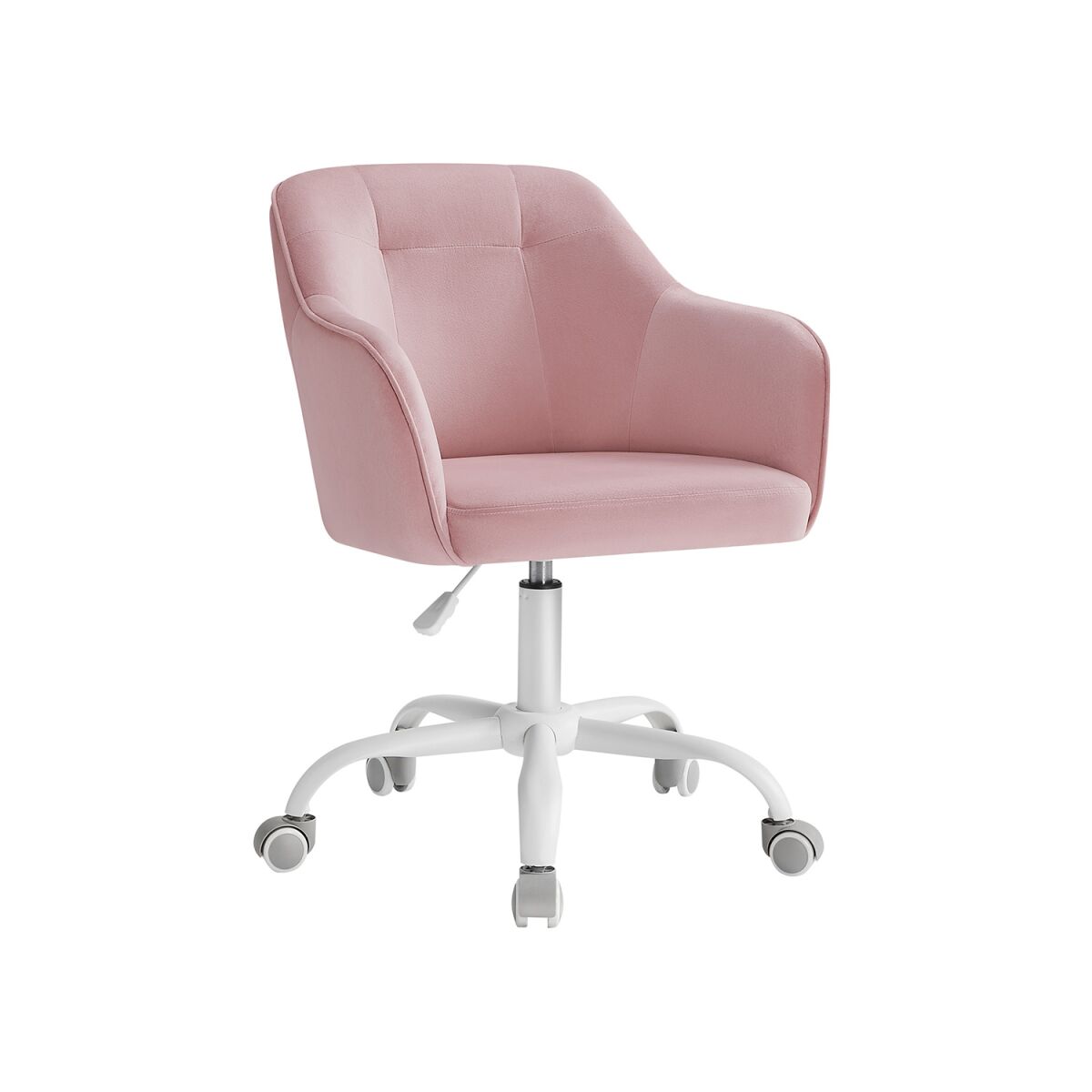 Office Chair up to 110 kg Capacity in Pastel Pink