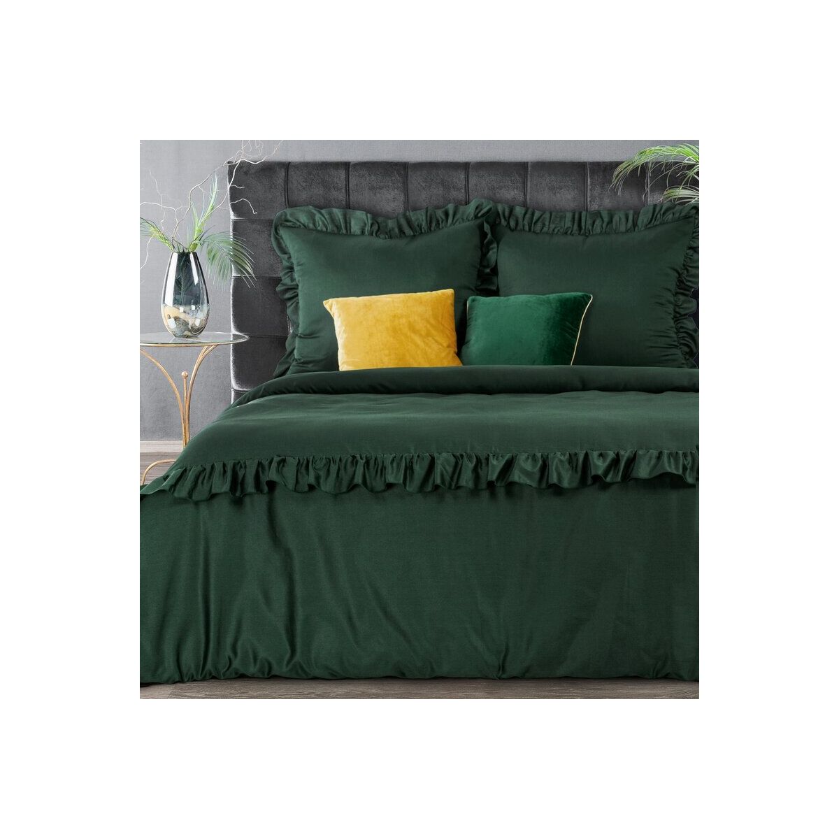 Satiinvoodipesukomplekt REINA23E 220 x 200 cm Pudroroheline
