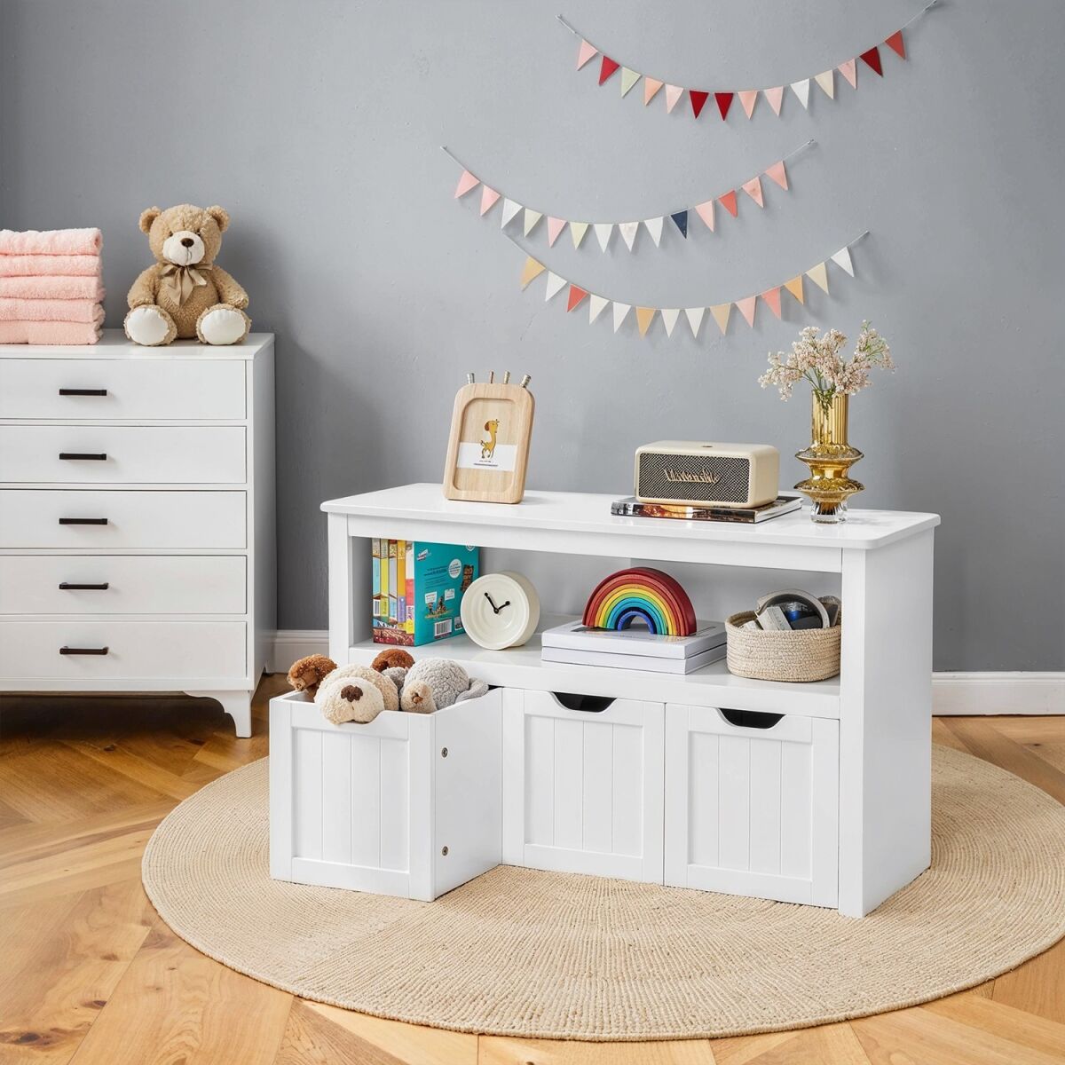 Children’s Storage Shelf, Toy Cabinet, Organizer Cabinet
