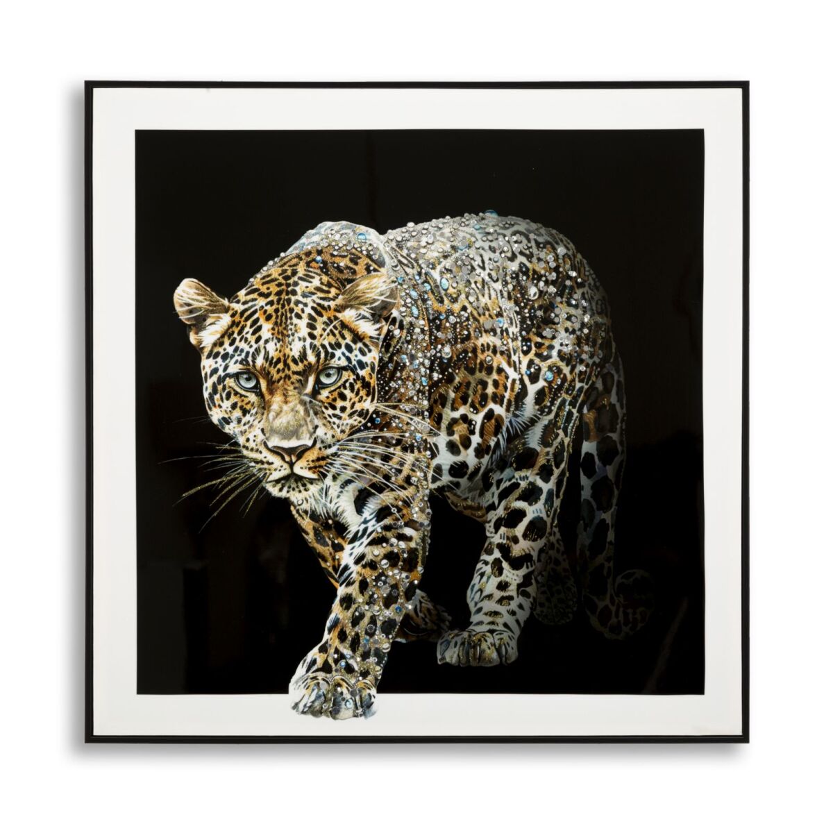 Lõuendimaal Lakitud Jaguaar Raamiga -B- CM 82x4x82