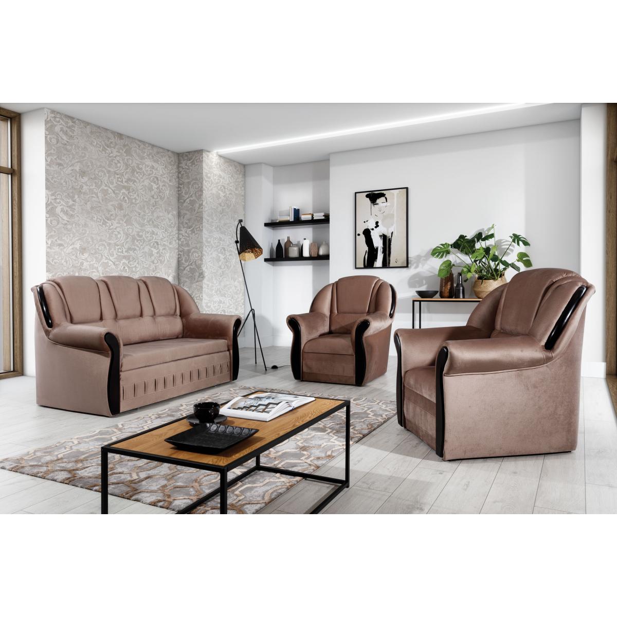 Pehme mööbli komplekt Lord 3+1+1 – Monolith 09