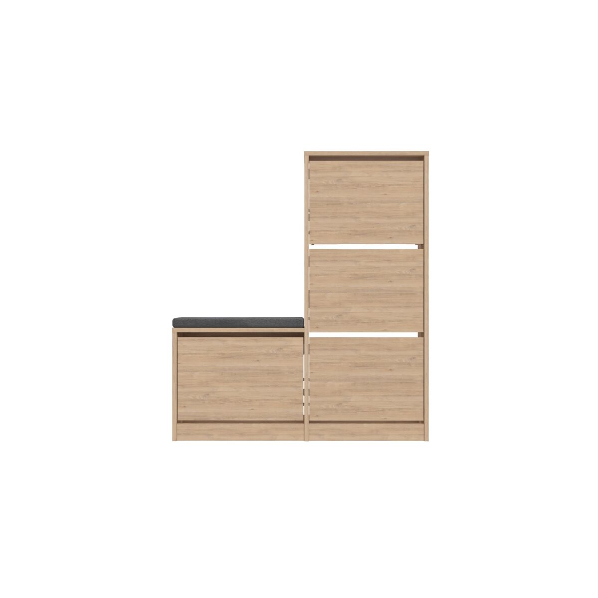 Stiilne Tammepuust Kingakapp, 105 cm x 118,5 cm x 26 cm