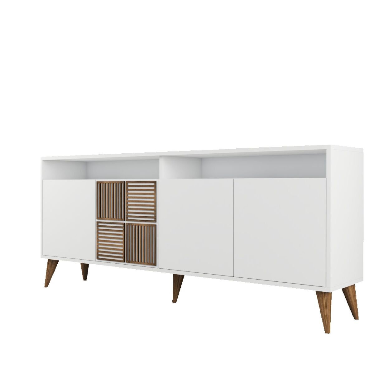 Modernne valge konsoollaud, 180 cm x 78 cm x 35 cm