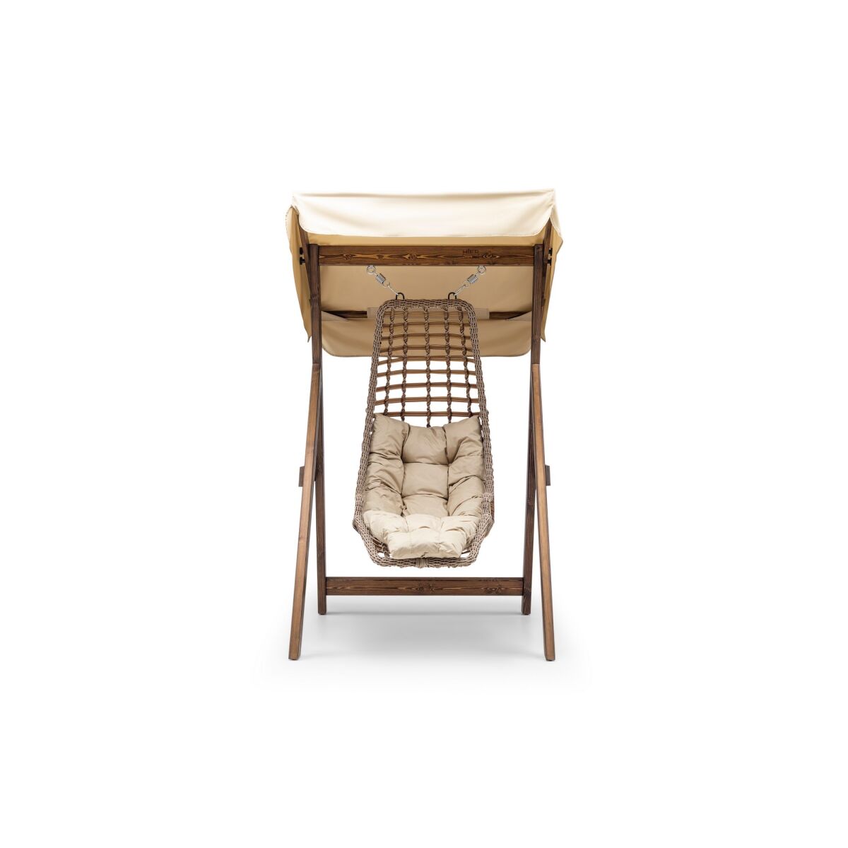 Elegantne Aia Üksik Ripptool, Kreem, 160 x 195 x 120 cm