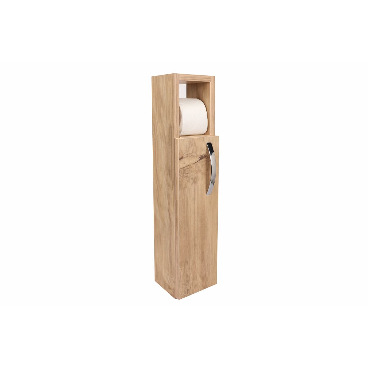 Скандинавский Ванная Кабинет, Цвет Дуб, 15 x 65 x 12 см