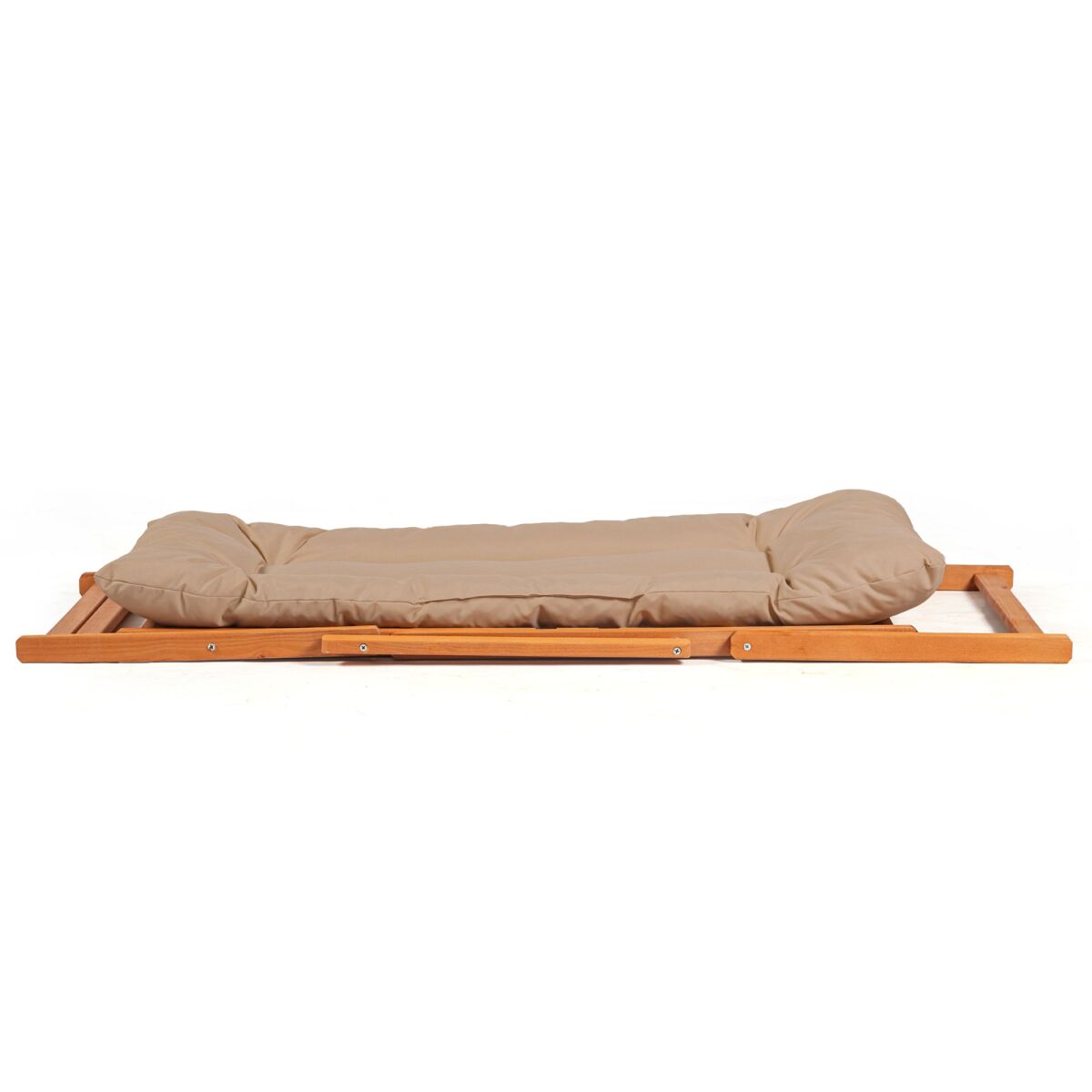 Elegantne Aiatool, 100% Pöögipuit, Lakkimata, 50x81x50 cm, Suletud: 150 cm