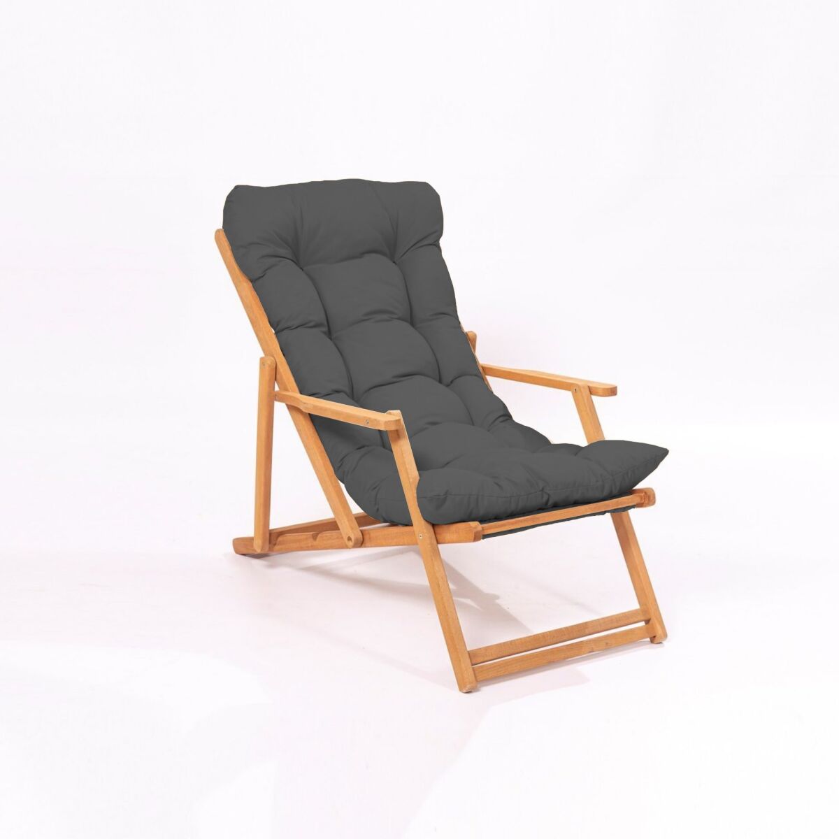 Elegantne Aiatool, 100% Pöögipuu, Ilma Lakkimata, 50x81x50 cm, Suletud: 150 cm
