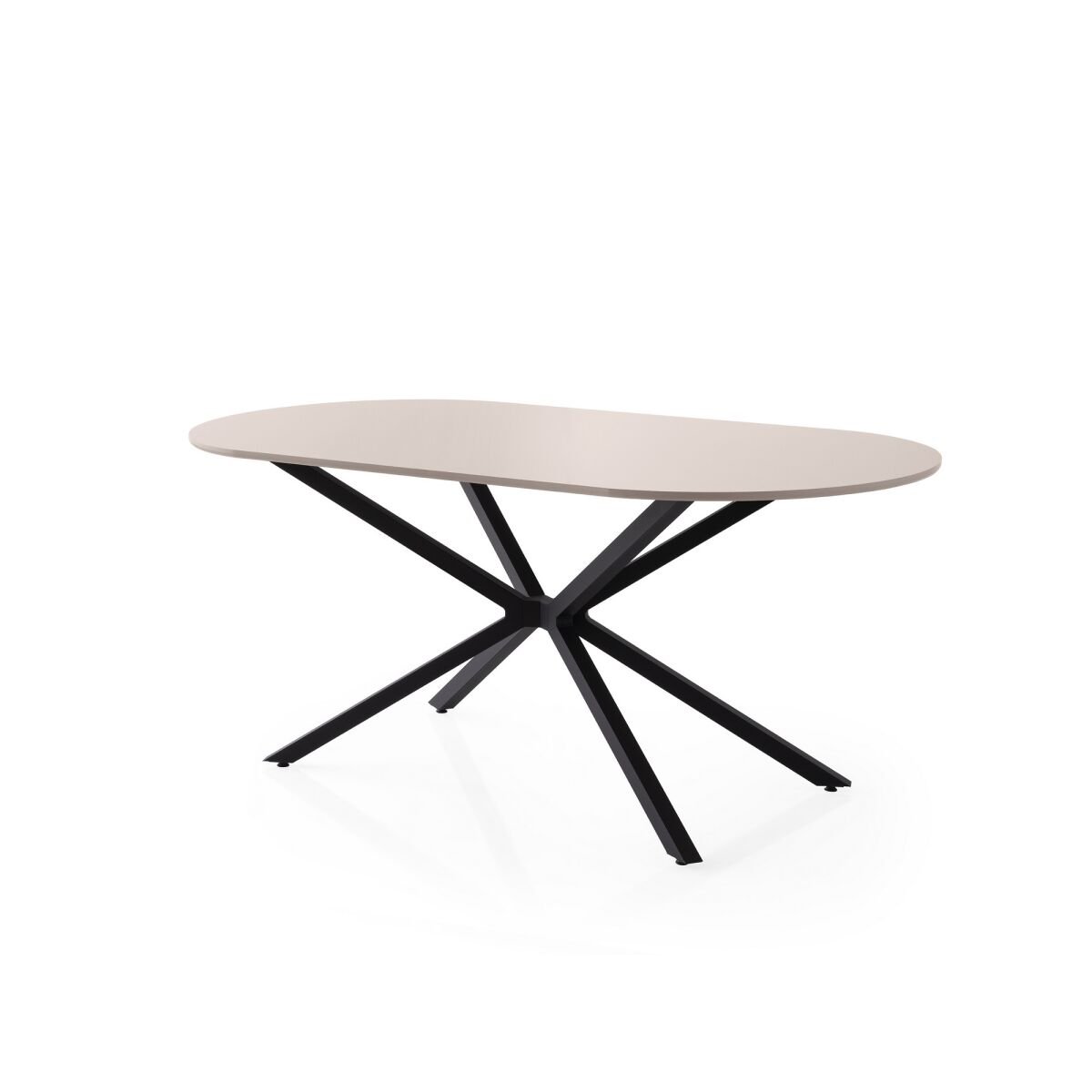 Elegant White Dining Table, 180 cm x 90 cm x 79 cm