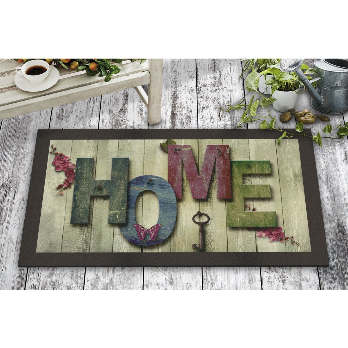 Vastupidav PVC uksematt, 45 x 70 cm