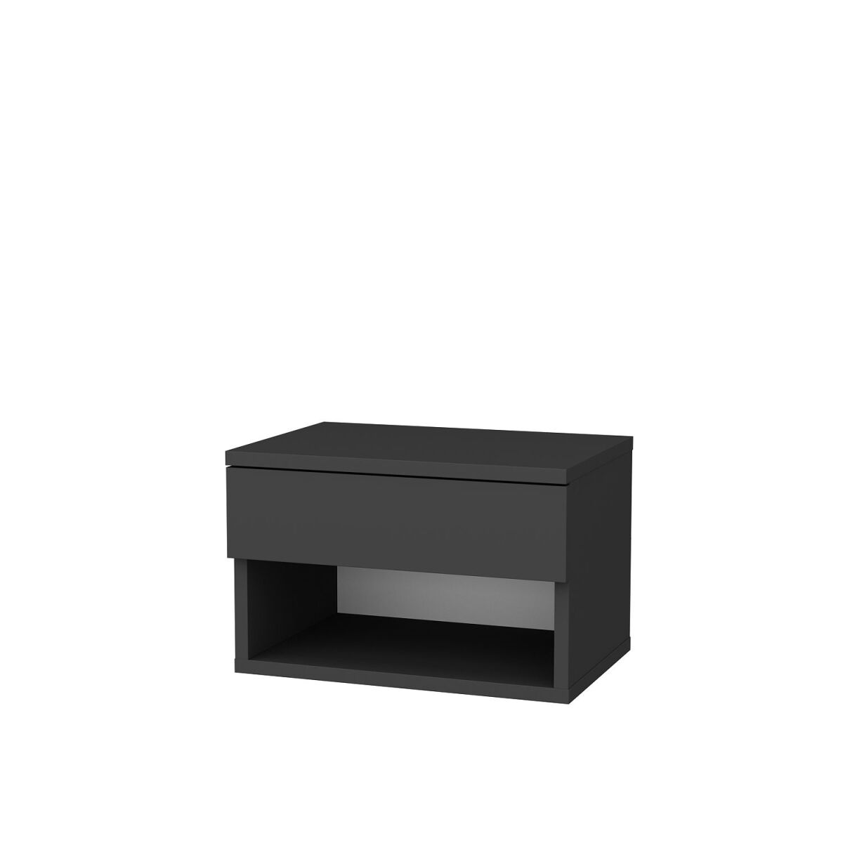 Тумба в скандинавском стиле, Антрацит, 44.6 x 29 x 31.9 см