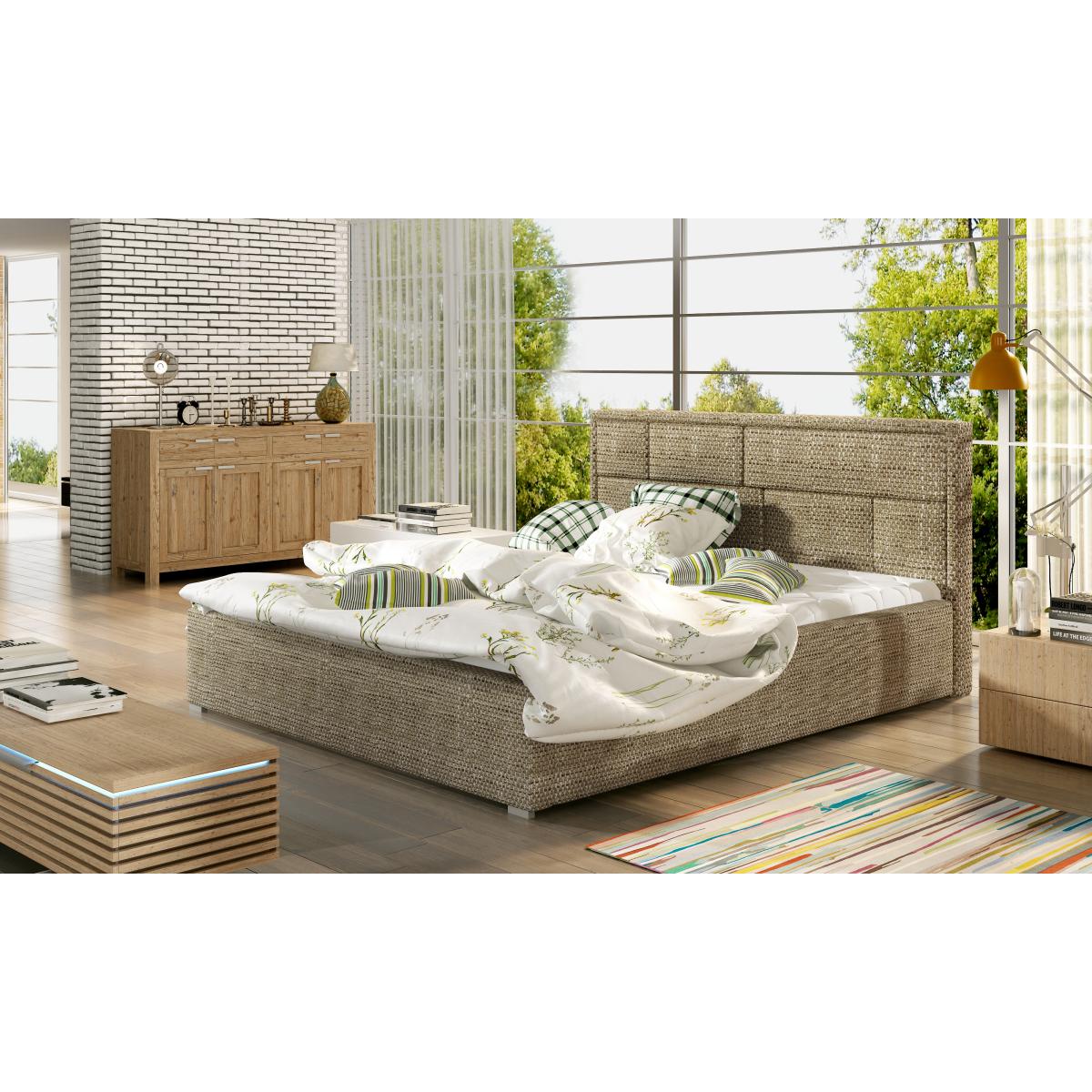 Bed Latina+ metal frame/ gas lift / bedding box