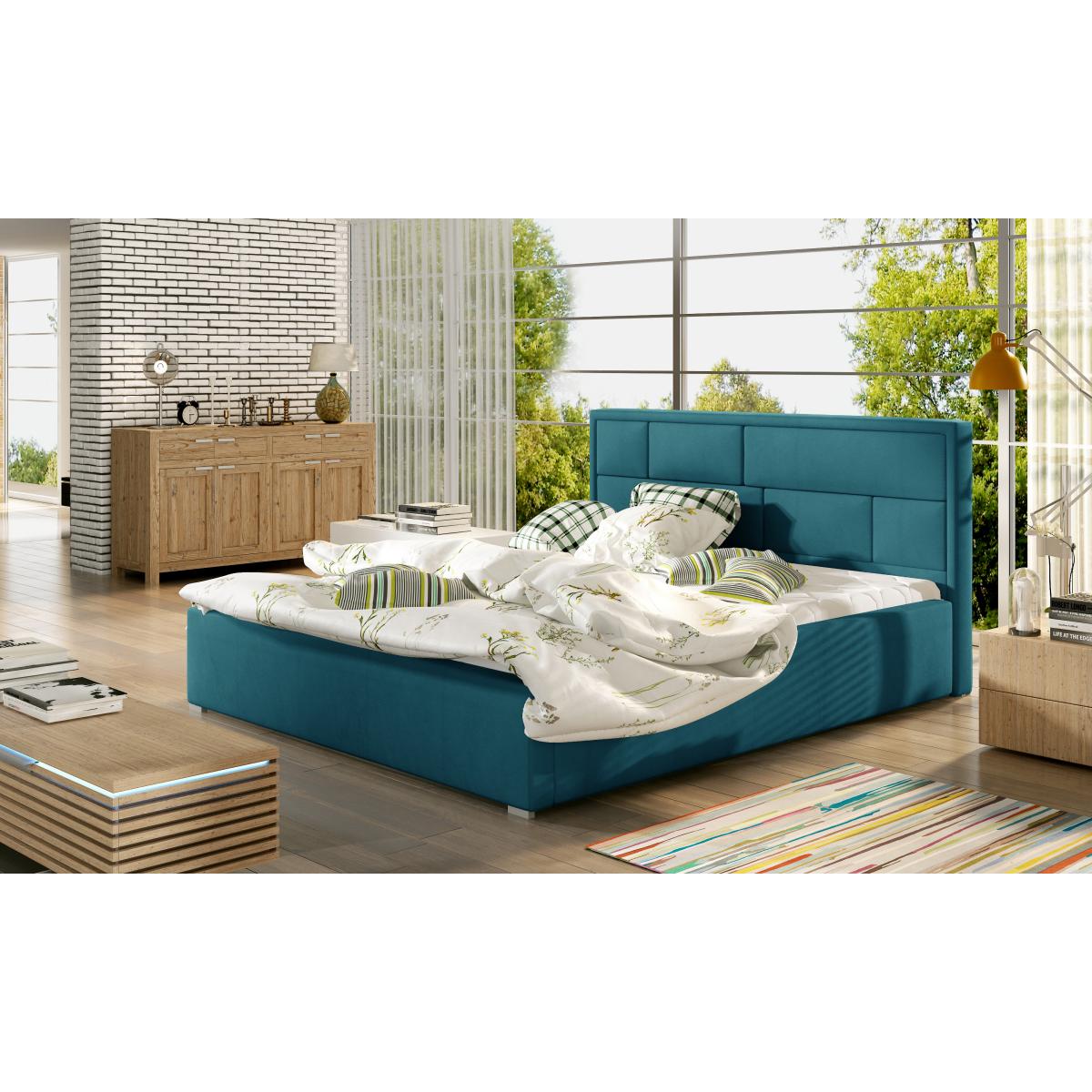 Bed Latina+ metal frame/ gas lift / bedding box