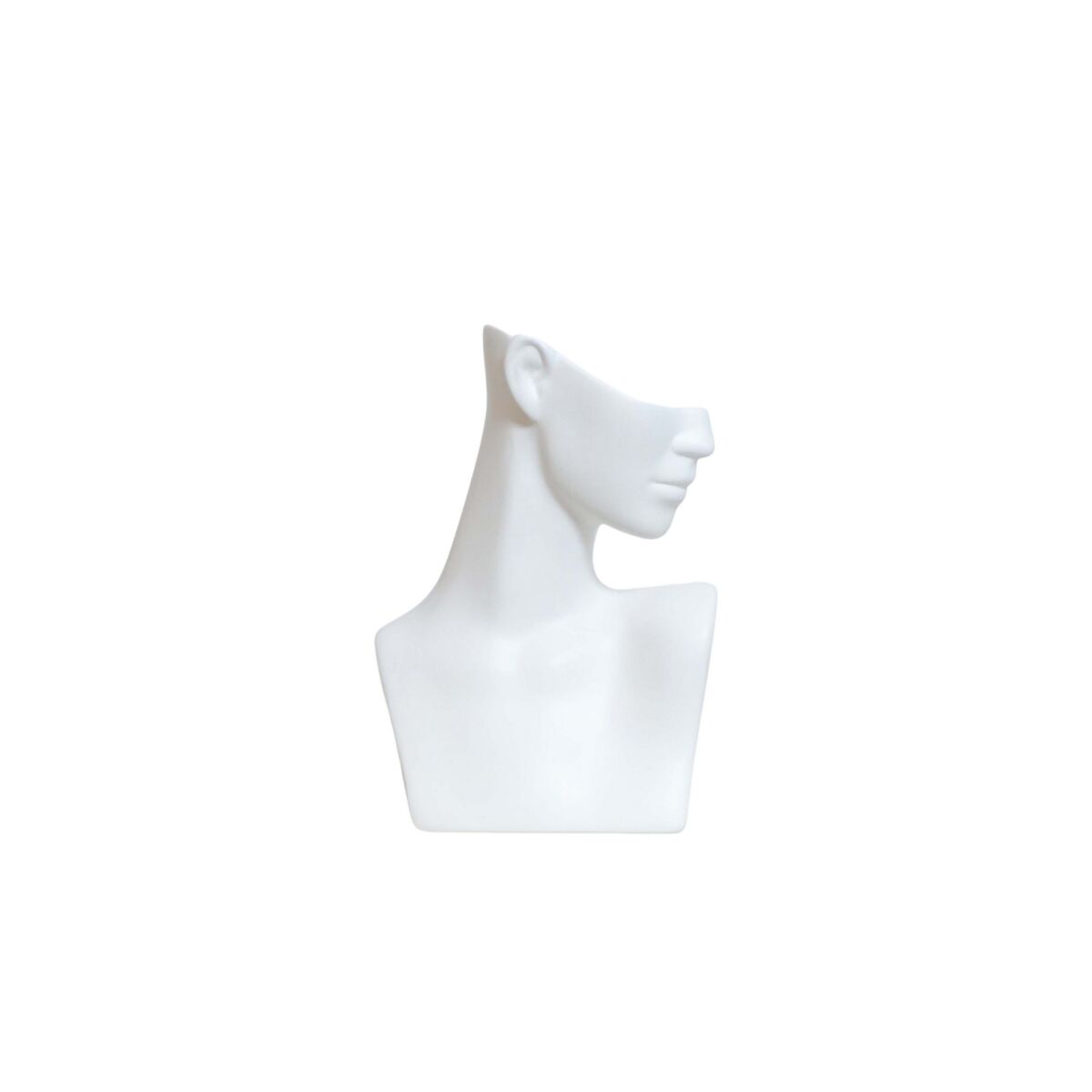 Elegantne valge keraamiline dekoratiivese, 21,5 x 12 x 32 cm