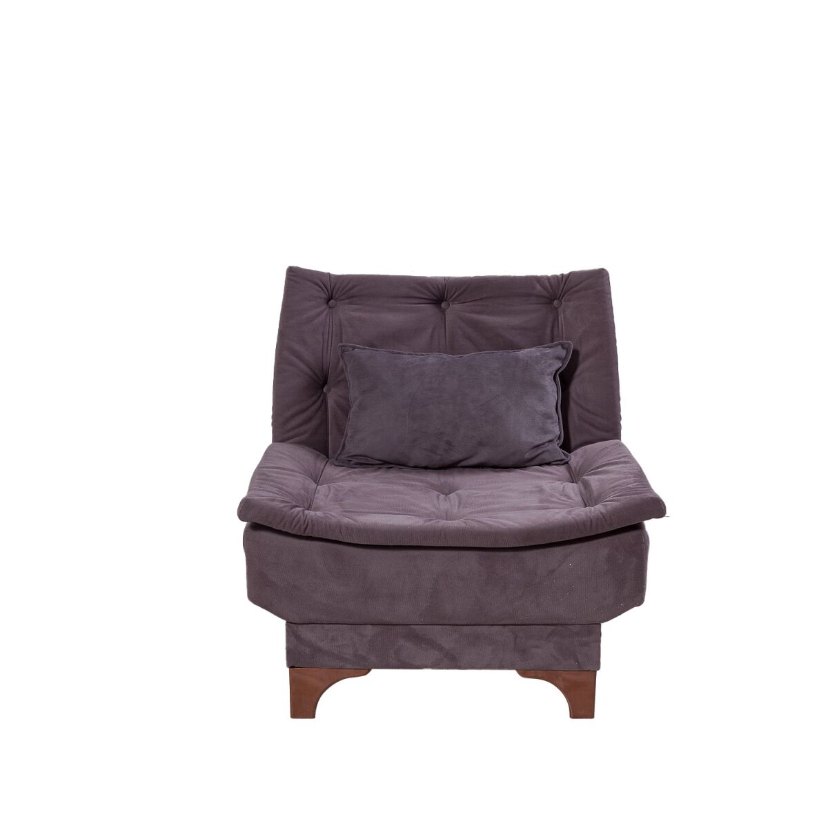 Stylish Wing Chair, Anthracite, 75 x 90 x 85 cm