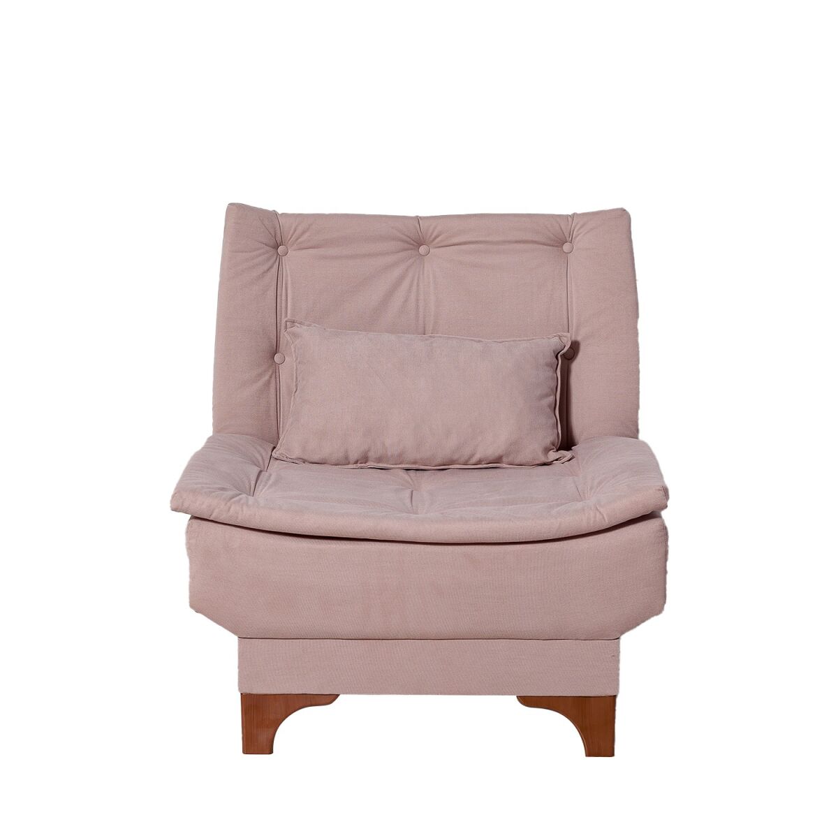 Elegant Wing Chair in Rock Color, 75 x 85 x 90 cm