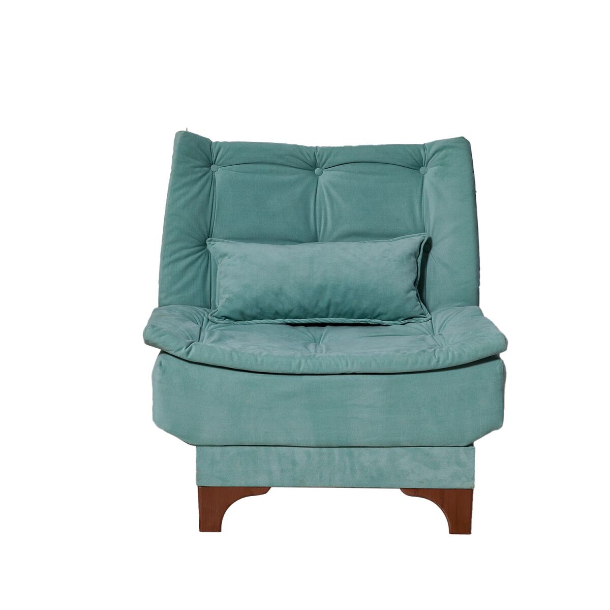 Elegant Wing Chair, Sea Green, 75 x 90 x 85 cm