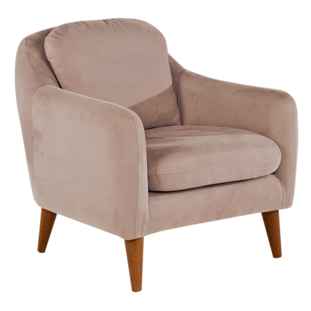 Modern Wing Chair, Rock Color, 71 x 84 x 77 cm