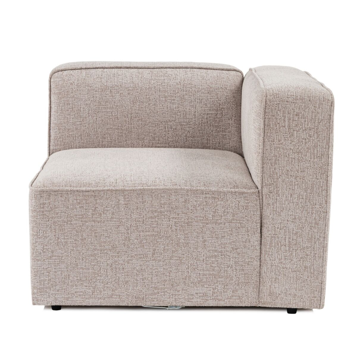 Stylish 1-Seat Sofa, Mocha Color, 90 x 90 x 69 cm