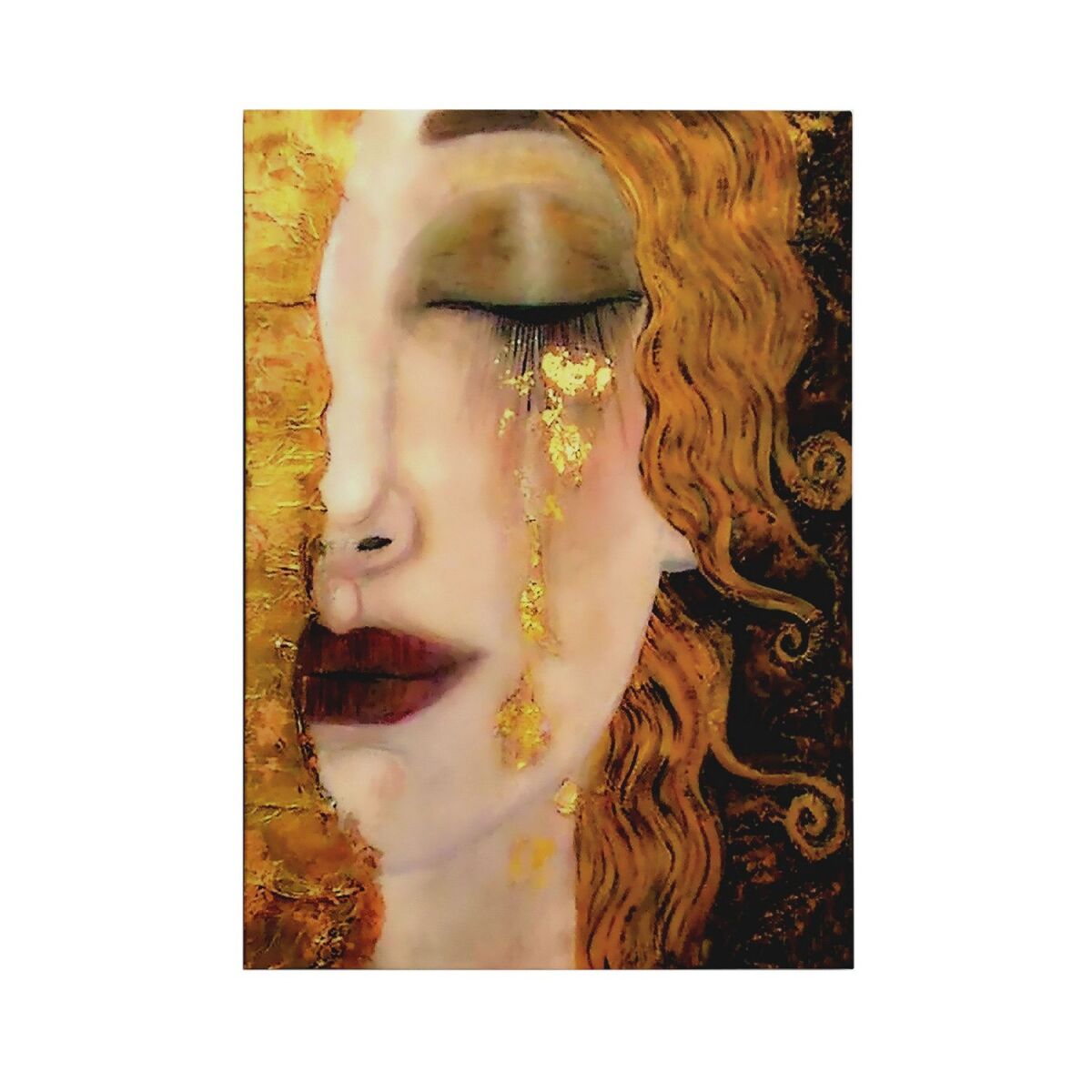 Stunning Decorative Canvas Painting, 70 x 100 cm, 50% Cotton/50% Polyester, Digital Print on Canvas, Framed with 2 x 3 cm Wooden Frame