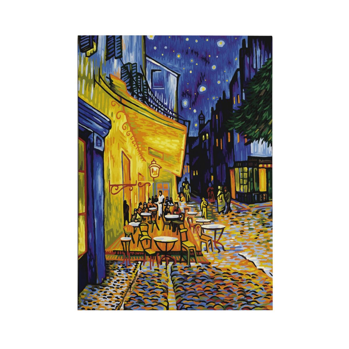 Vincent Van Gogh Café Terrace at Night Canvas Painting, 70 x 100 cm