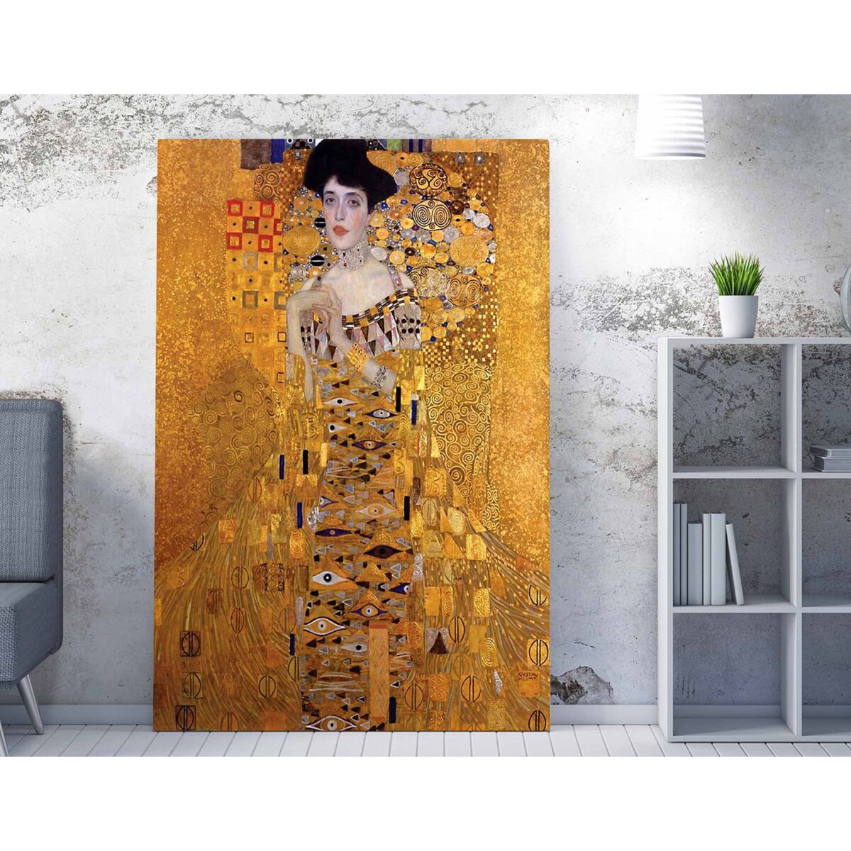 Stunning Gustav Klimt Decorative Canvas Painting, 70 x 100 cm