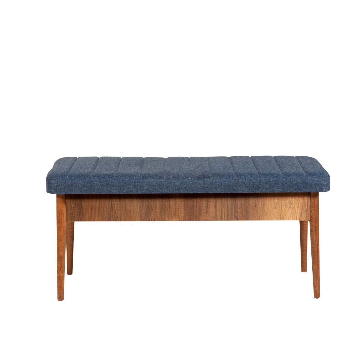 Kaasaegne ping sahtlitega, pähkel & tumesinine, 110 cm