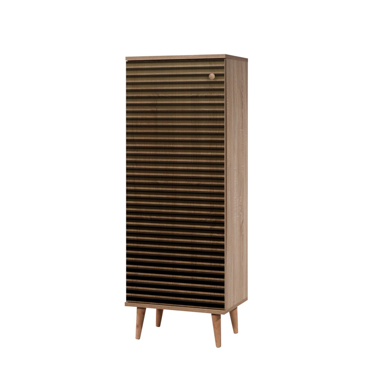 Modern jalatsikapp, Sonoma tamm, 50 x 135 x 38 cm