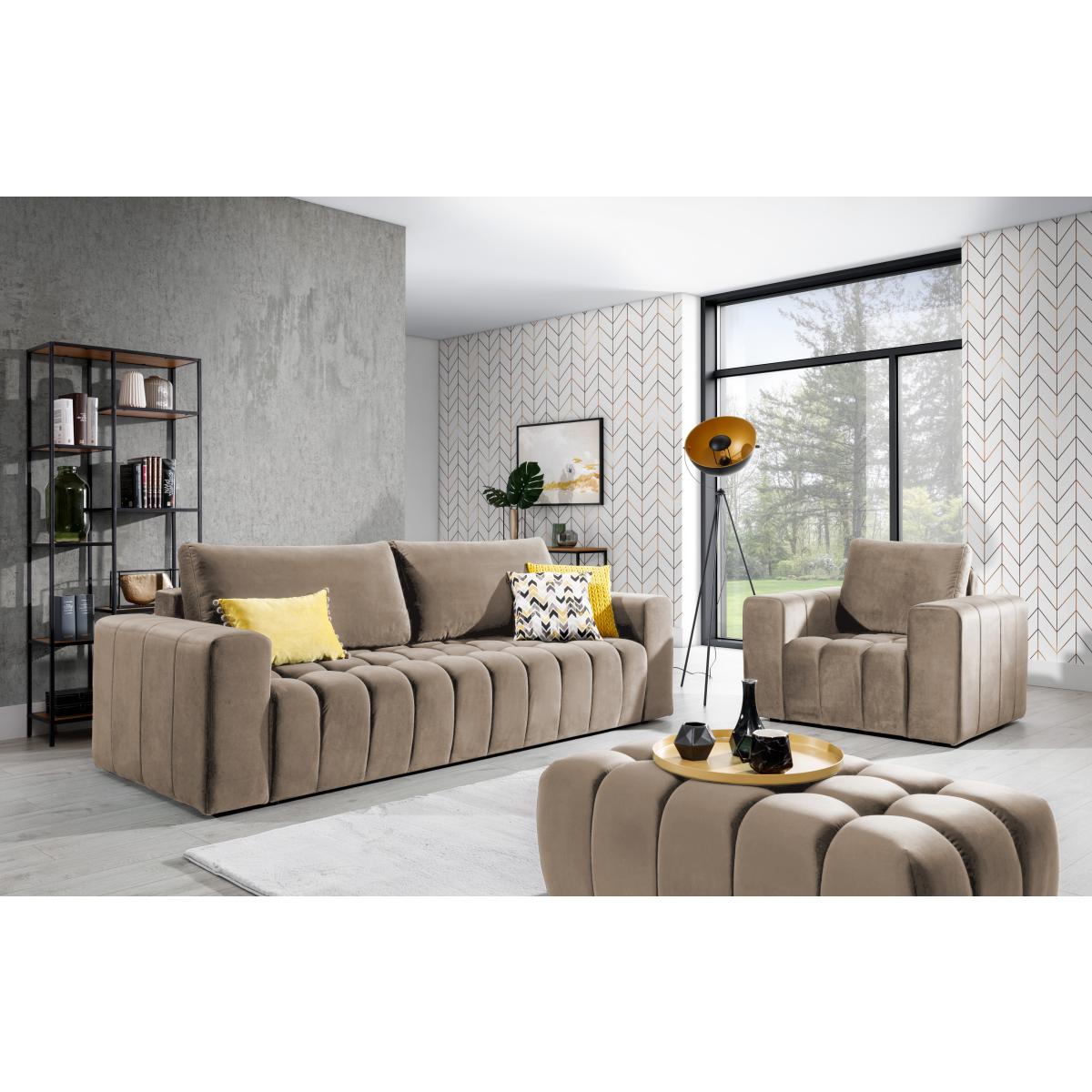 Soft Furniture Sets Lazaro 3+1+Pouf