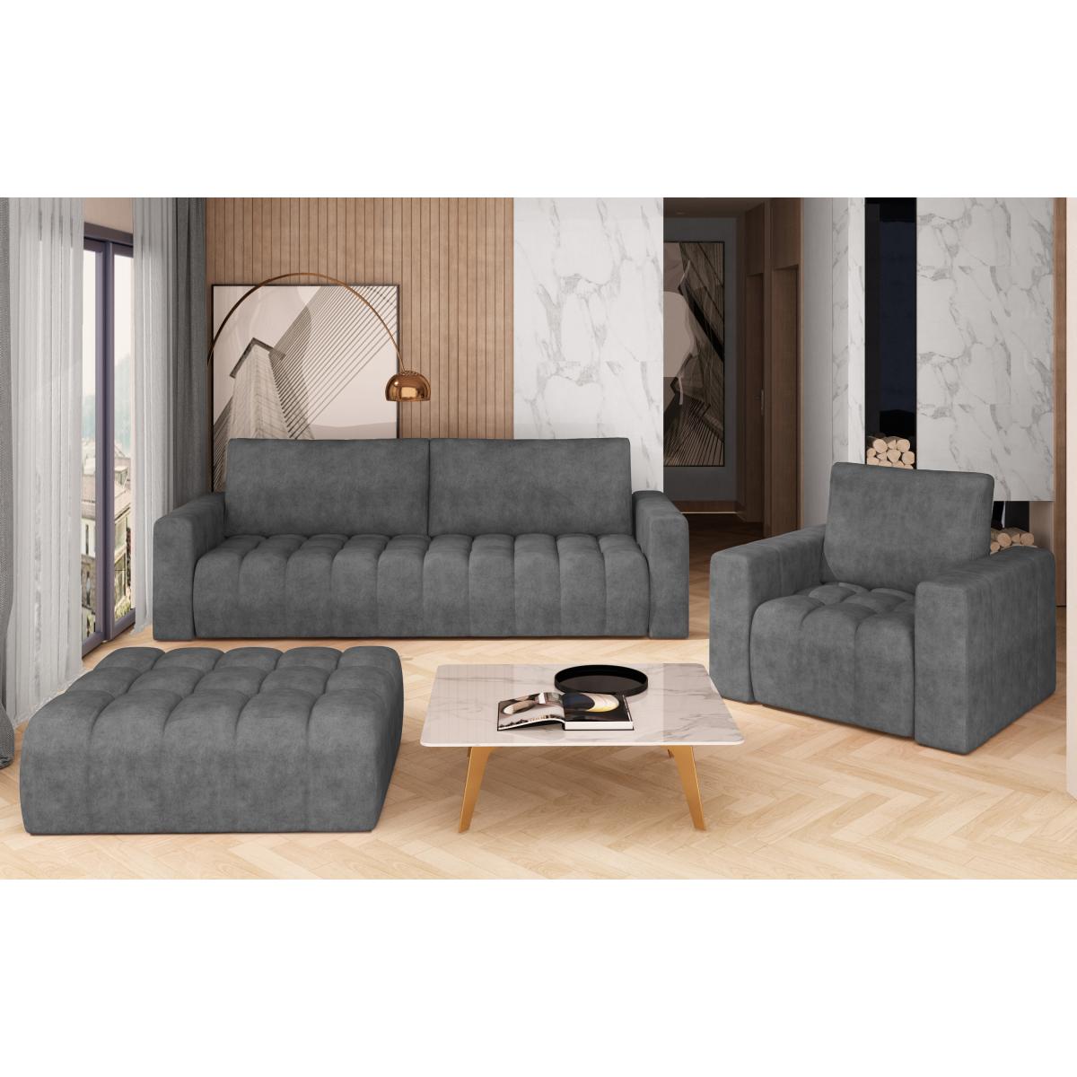 Soft Furniture Sets Lazaro 3+1+Pouf – Dora 95