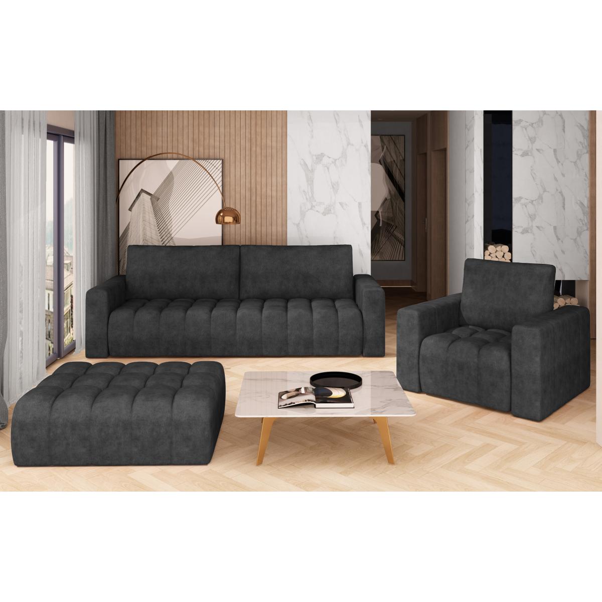 Soft Furniture Sets Lazaro 3+1+Pouf – Dora 96