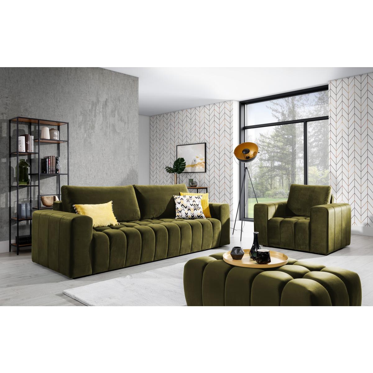 Pehme mööbli komplekt Lazaro 3+1+Pouf – Nube 33