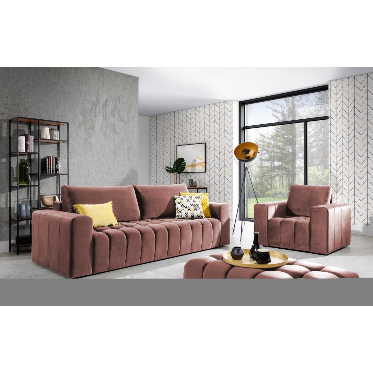 Pehme mööbli komplekt Lazaro 3+1+Pouf – Nube 24