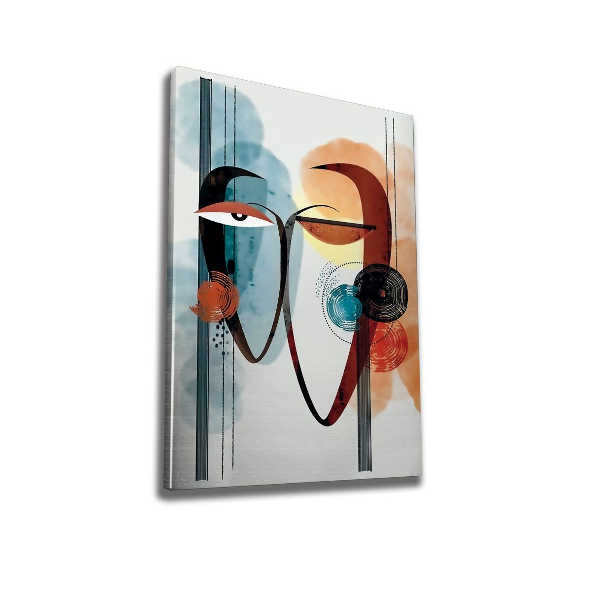 Stunning Decorative Canvas Painting, 50 x 70 cm, 50% Cotton/50% Polyester, Digital Print on Canvas, Framed with 2 x 3 cm Wooden Frame
