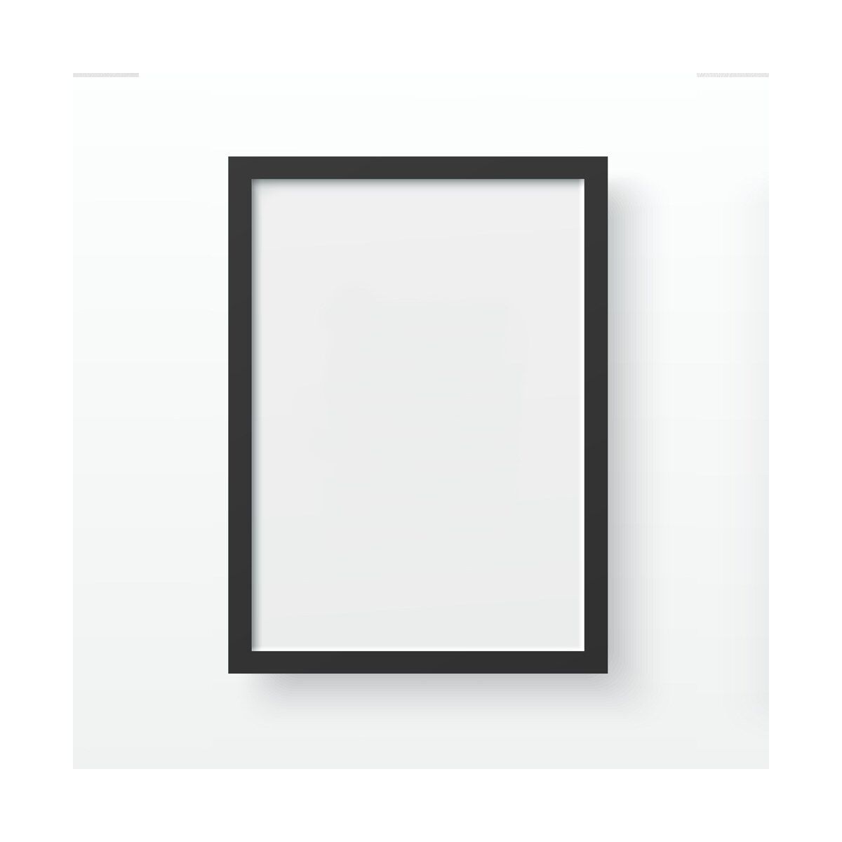 Stiilne A3 Pildiraam, Must, 100% MDF ja Plastik (2 cm Paks)