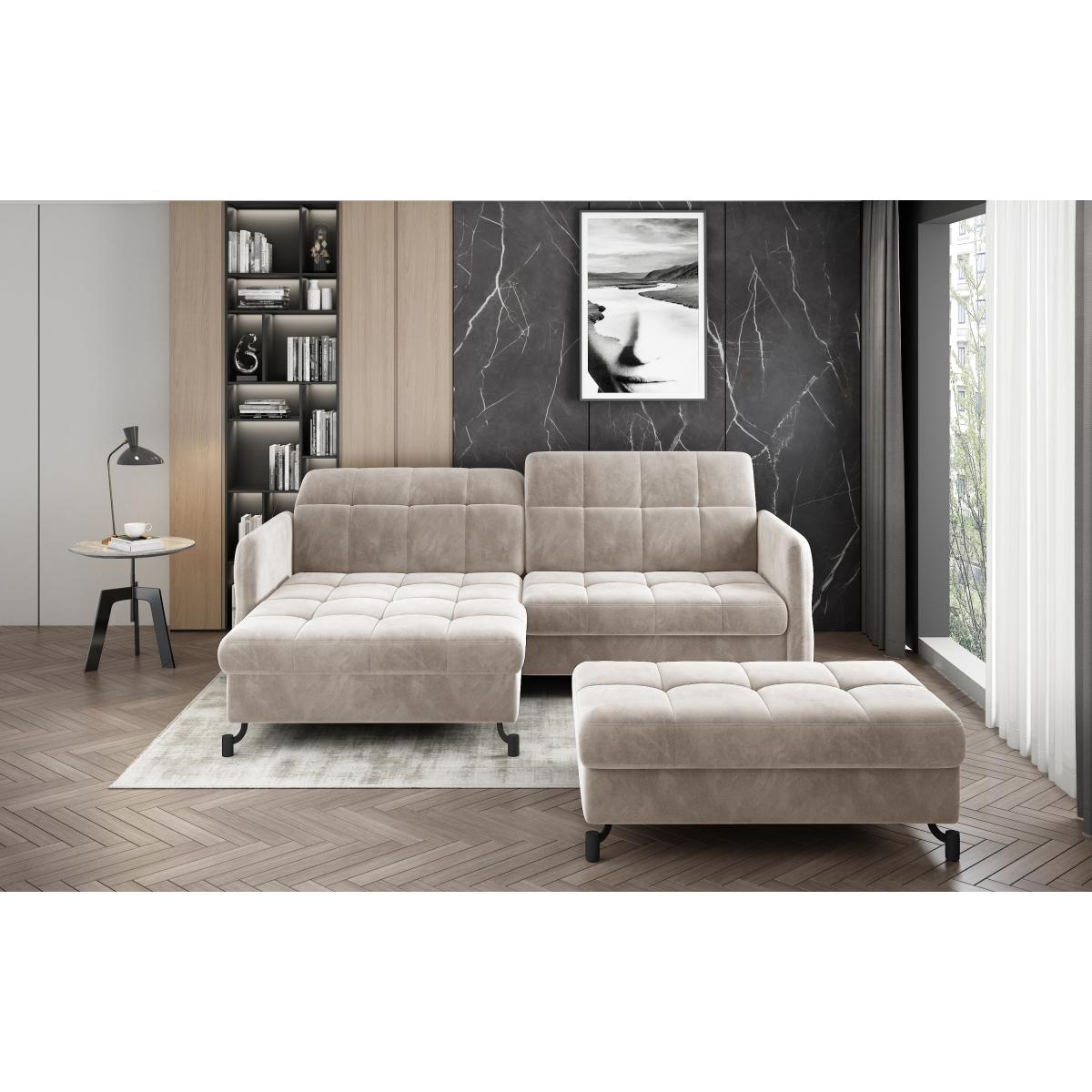 Soft Furniture Sets Corner Lorelle + Pouf – Paros 02