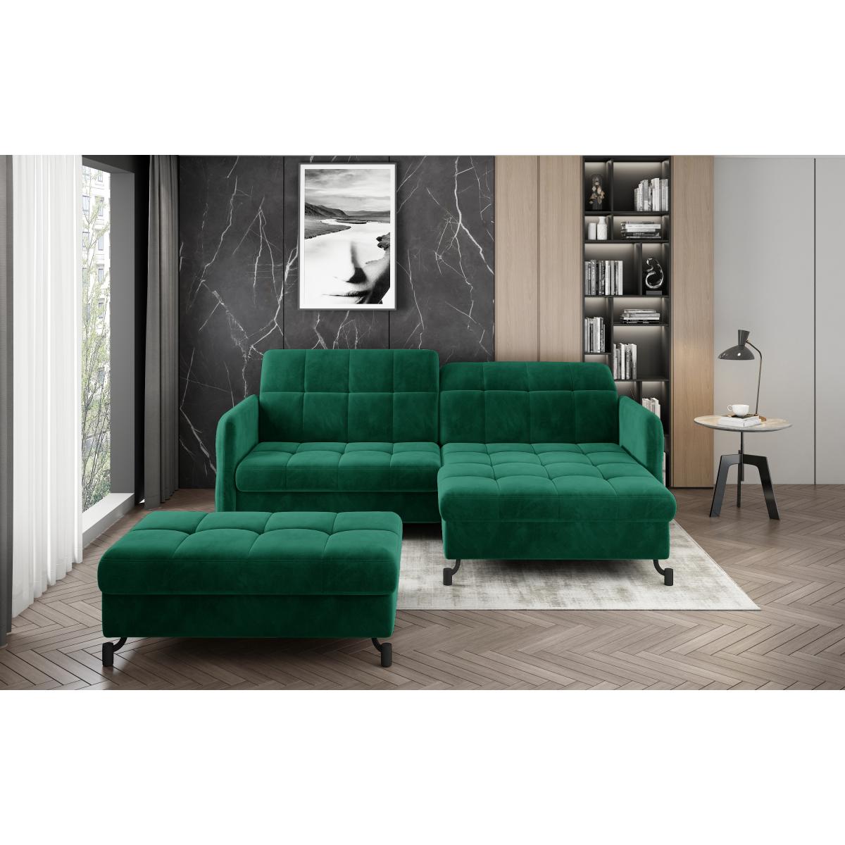 Pehme mööbli komplekt Corner Lorelle + Pouf – Kronos 19