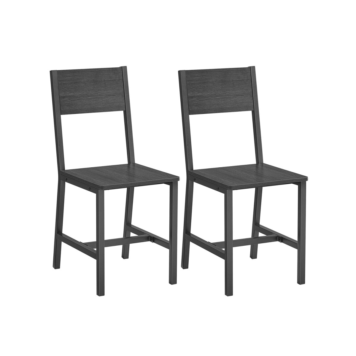 Söögitoatoolid 2 tk Antratsiithall-Must