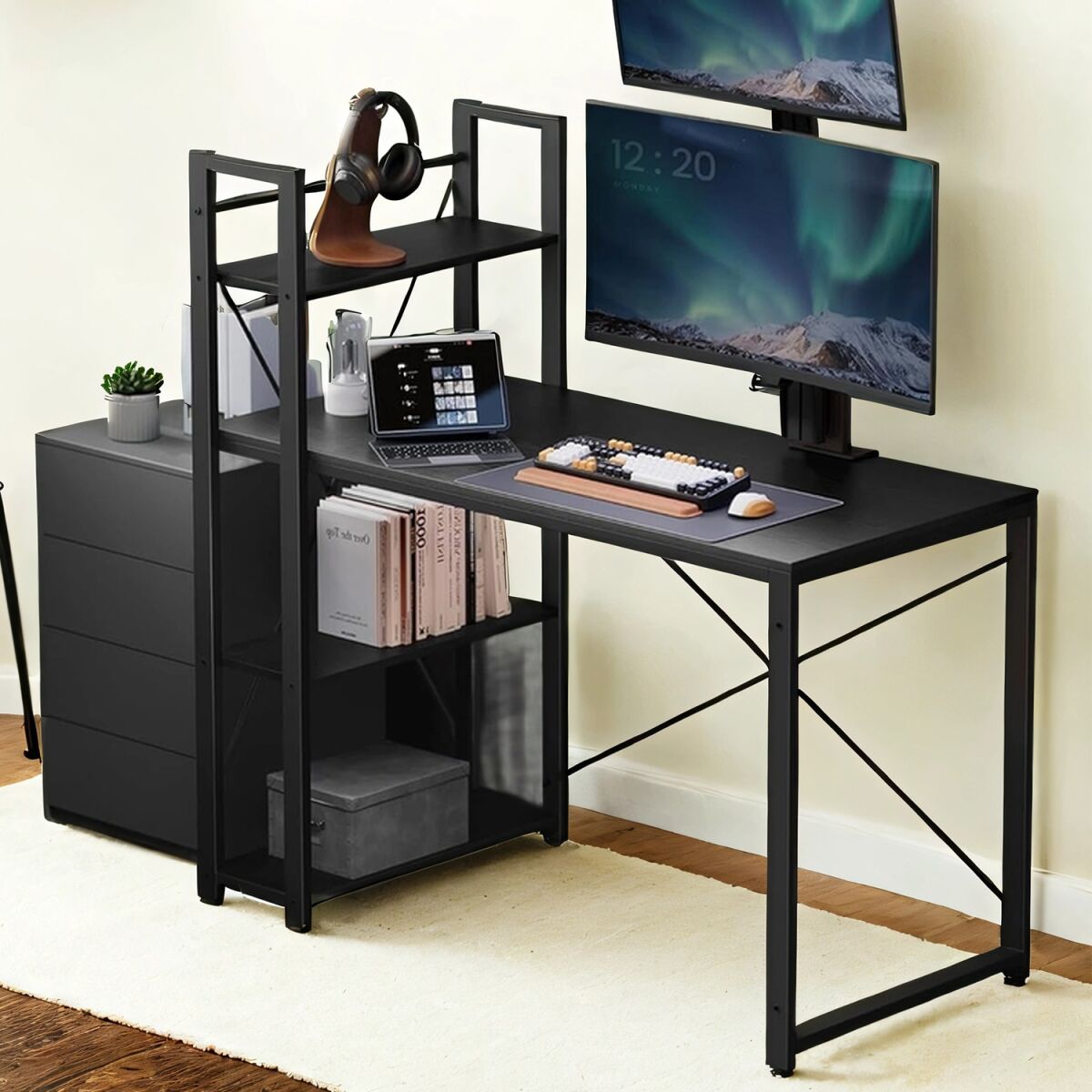 Desk with Shelf, Computer Table