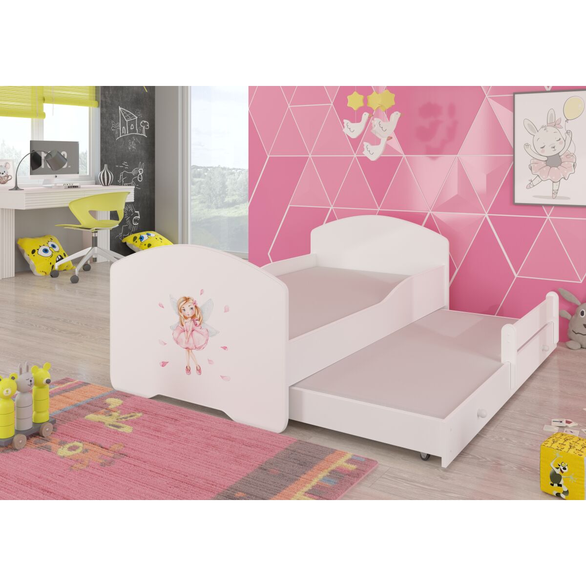 Двуспальная кровать с матрасами PEPE II 160×80