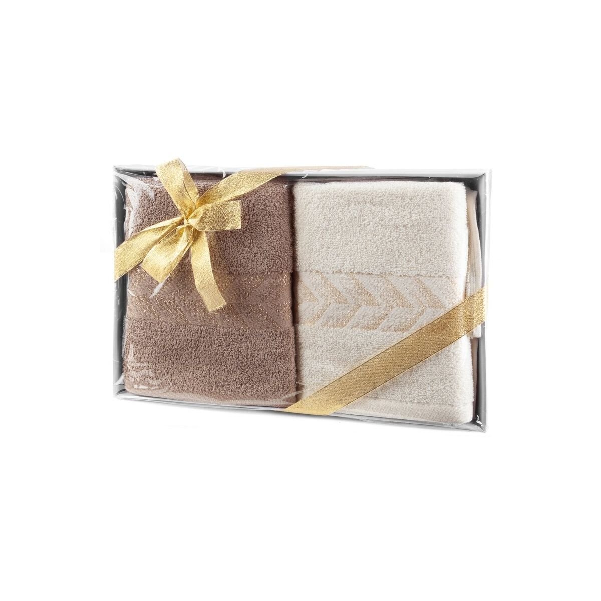 Glow Towel Set Creamy 38 x 24 x 5 cm