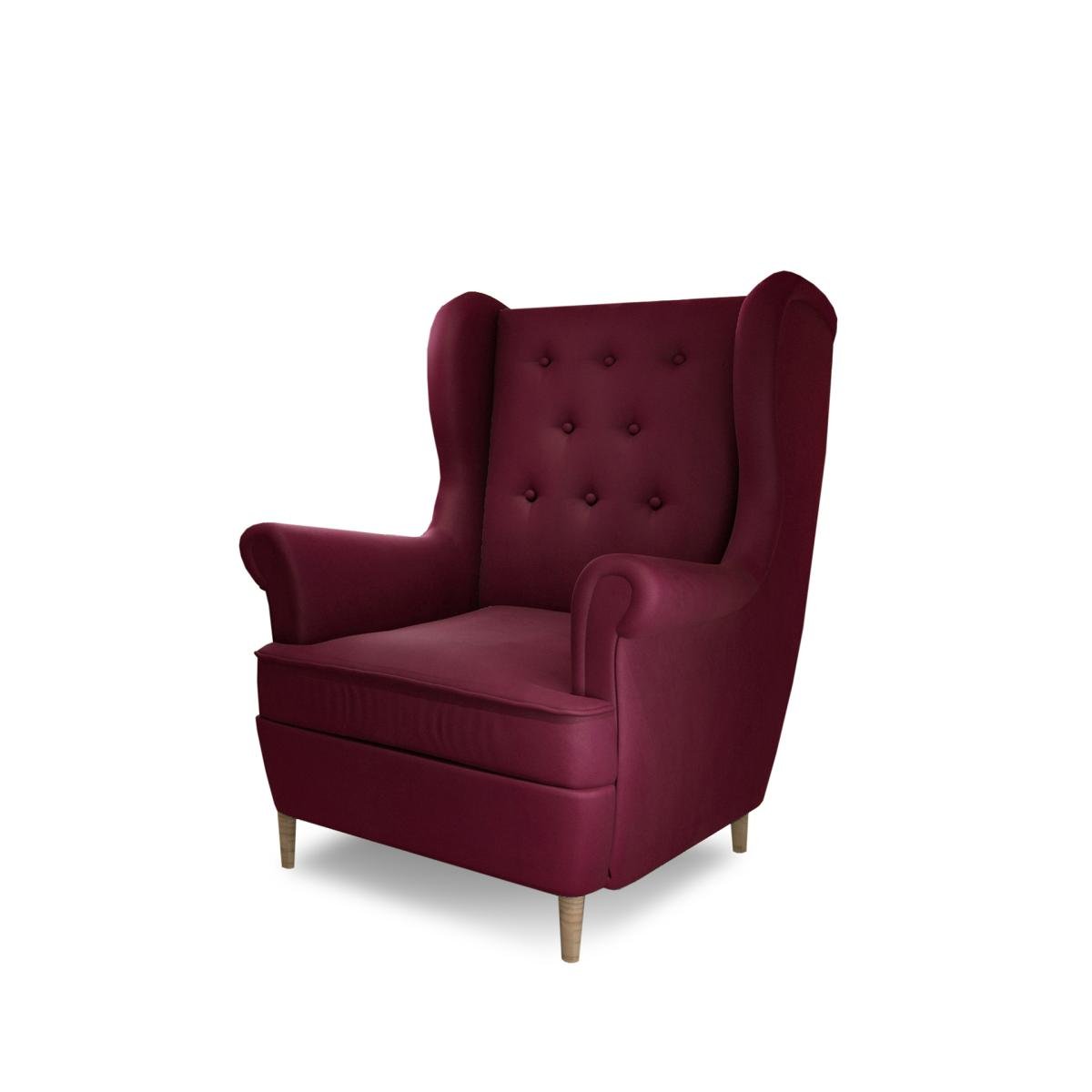 Armchair Aros 1F – Mat Velvet 68