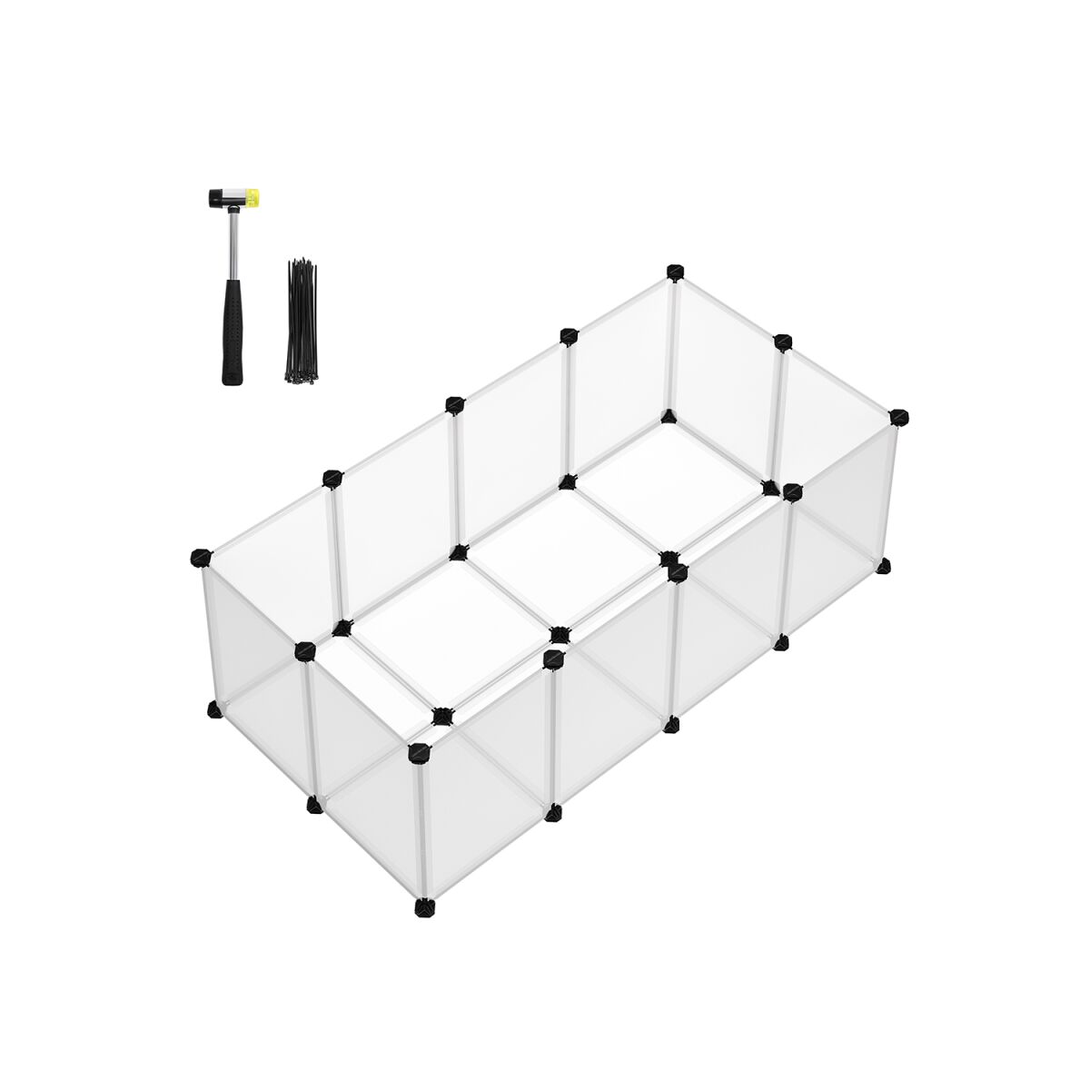 Suletud Jooksurada Valgete Plastikust Põrandaplaatidega