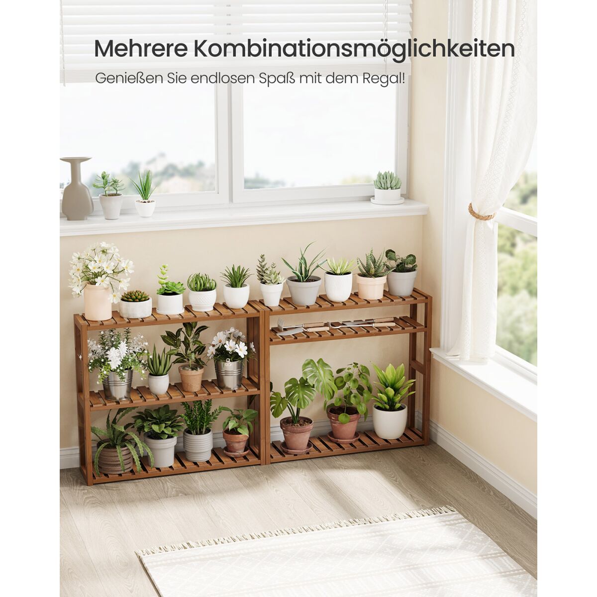 Vannitoariiul kolme reguleeritava riiuliga, 15 x 60 x 54 cm, kohvipruun