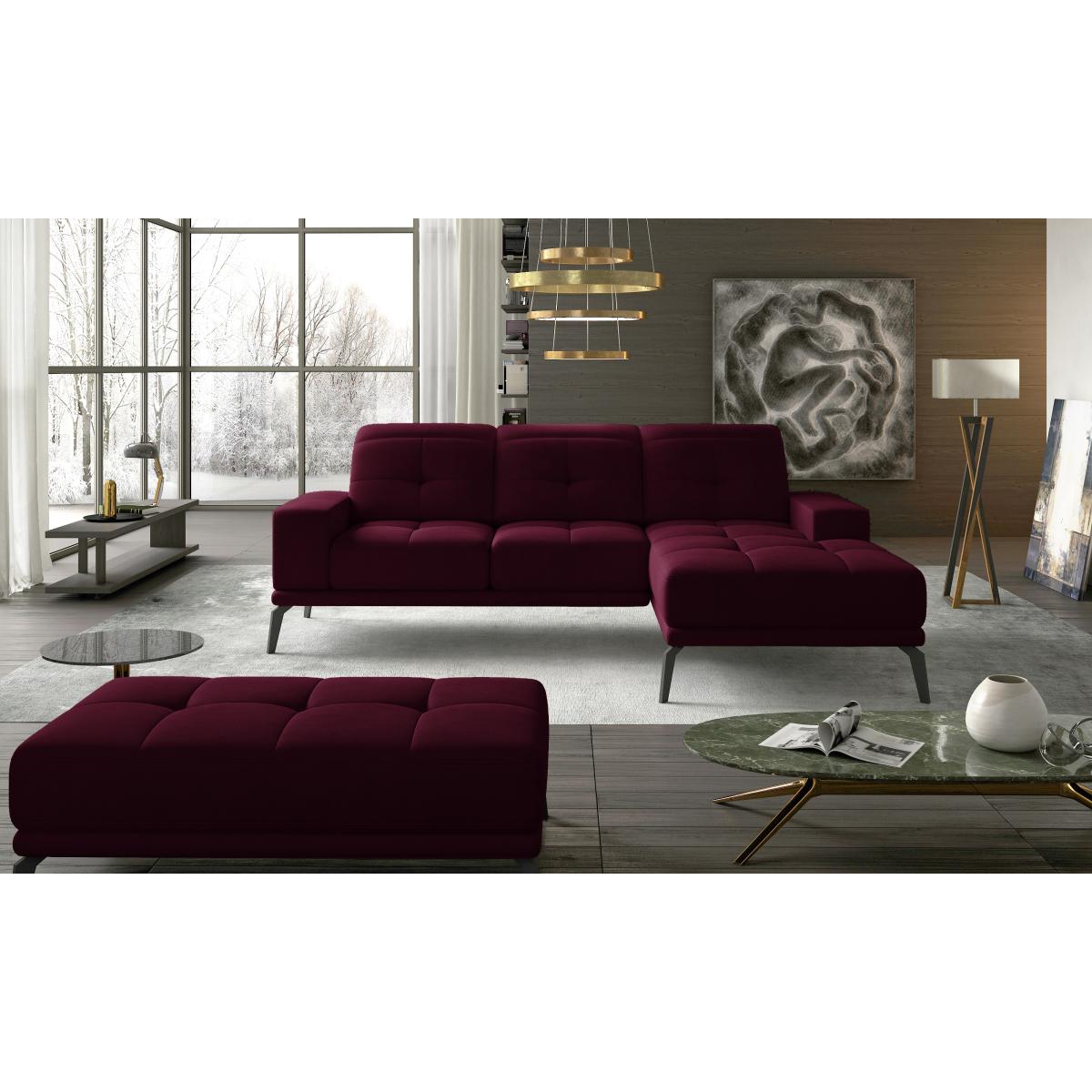 Pehme mööbli komplekt Corner  Torrense + Pouf – Mat Velvet 68