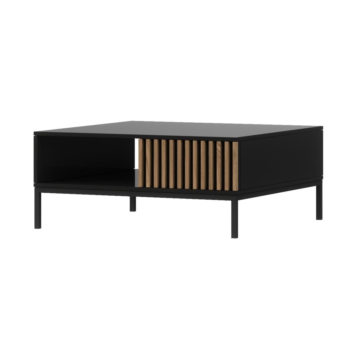 Diivanilaud Meorati 80 Coffee Table Black/Artisan Oak